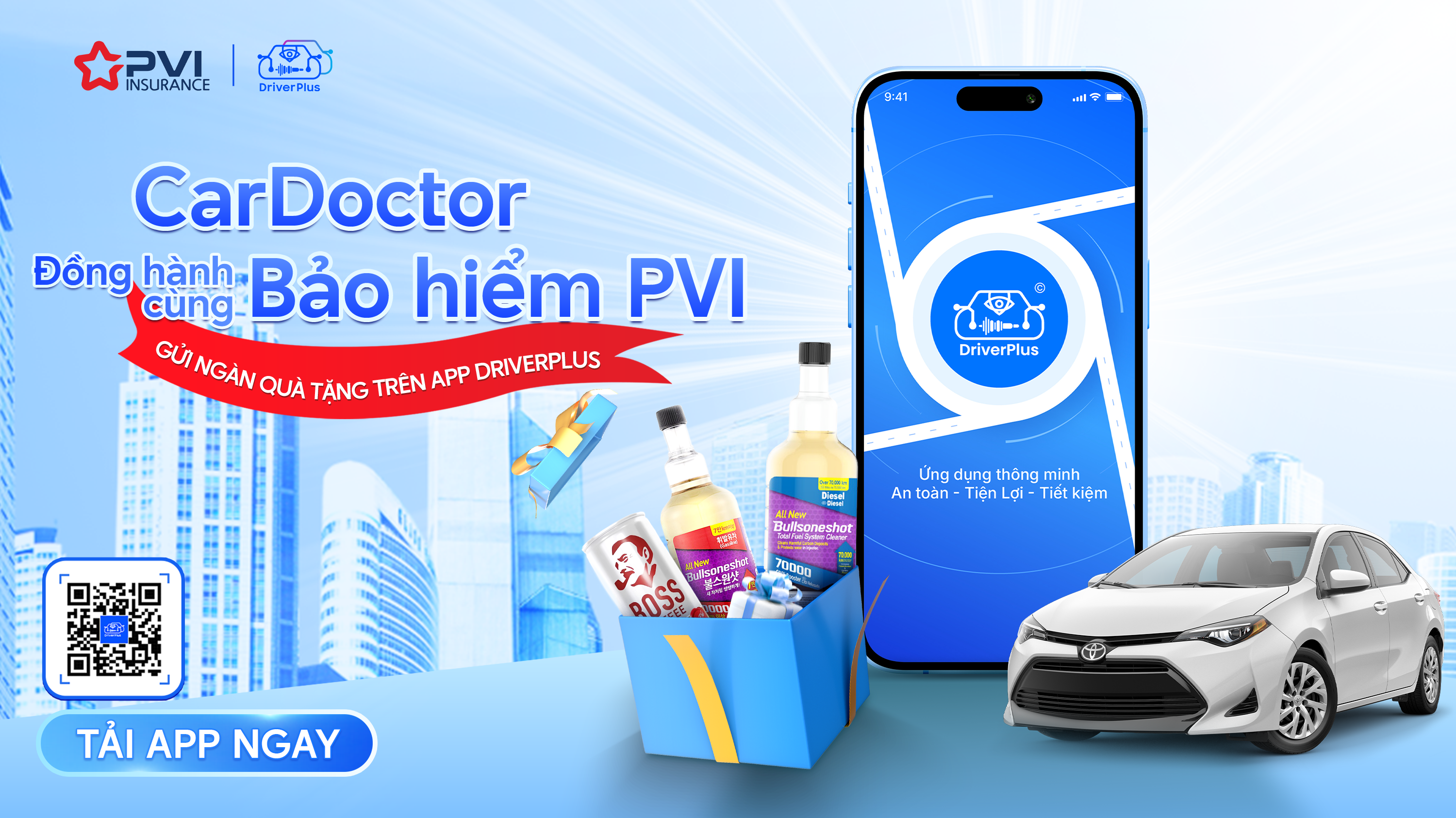 Bảo hiểm PVI hợp tác cùng CarDoctor: Tăng trải nghiệm khách hàng với quà tặng thiết thực và tiện ích số thông minh