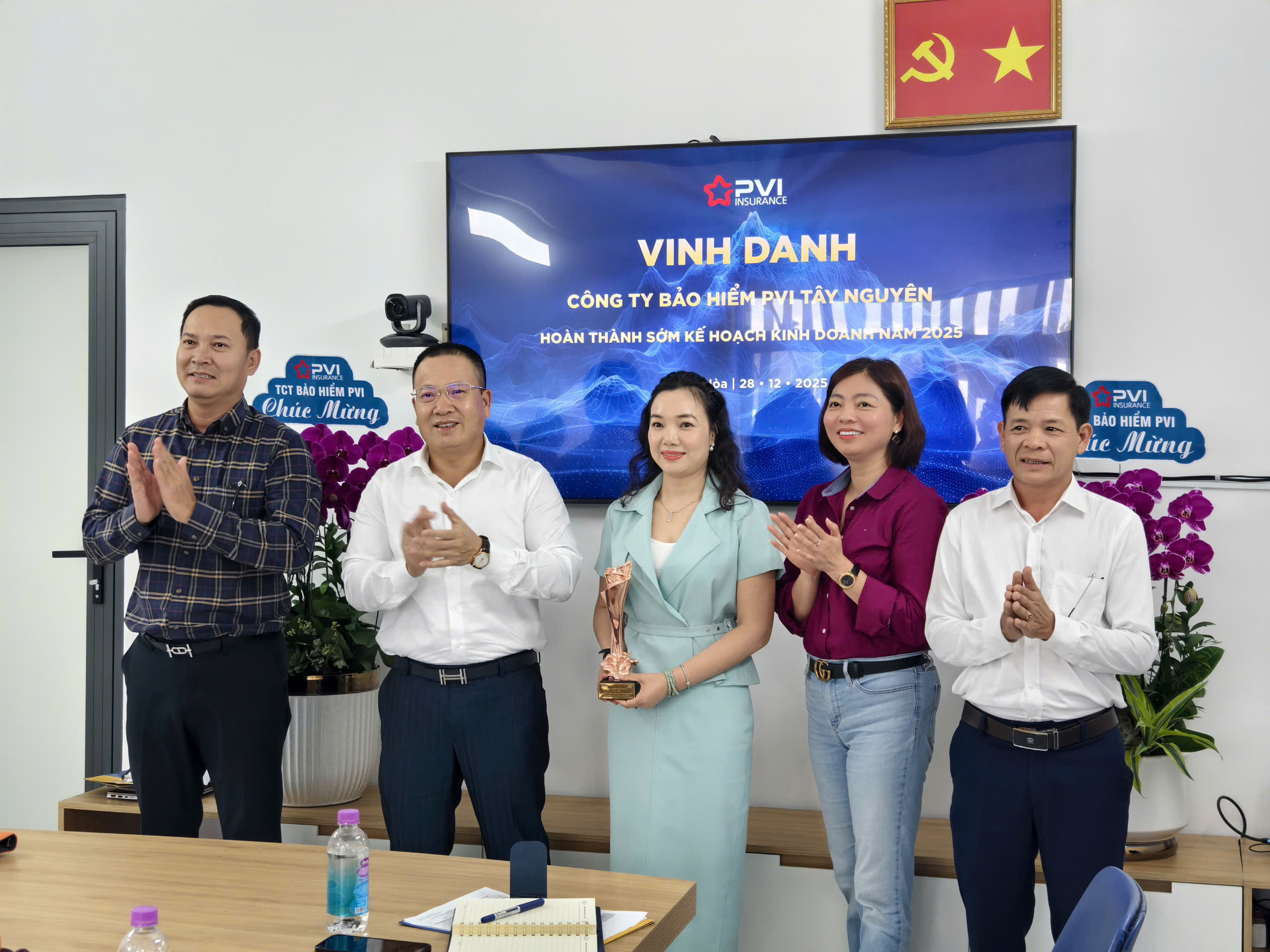 PVI Khánh Hòa và PVI Tây Nguyên được vinh danh hoàn thành sớm kế hoạch kinh doanh năm 2025