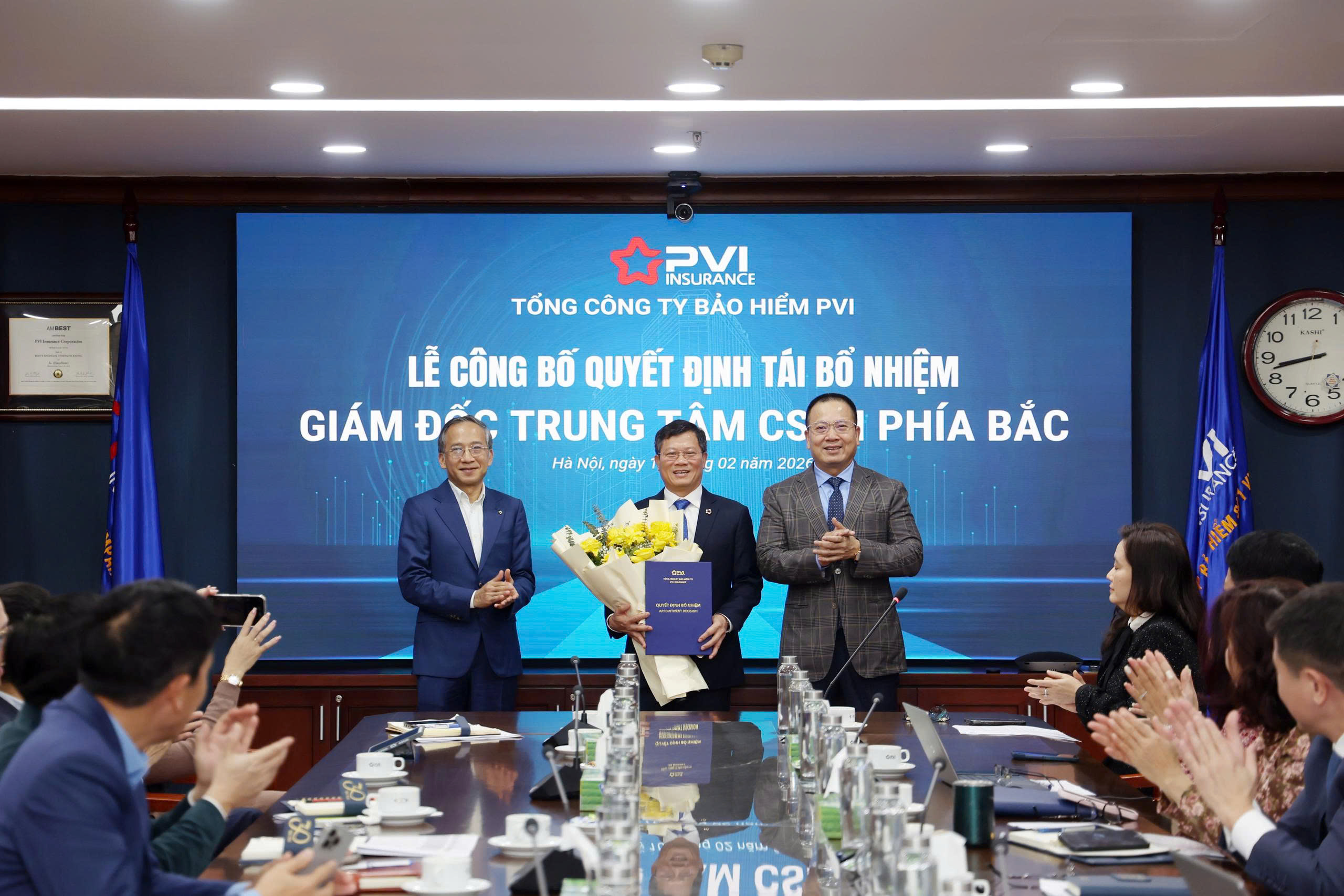 Tái bổ nhiệm Giám đốc Trung tâm CSKH Phía Bắc và Trưởng ban Tổ chức nhân sự