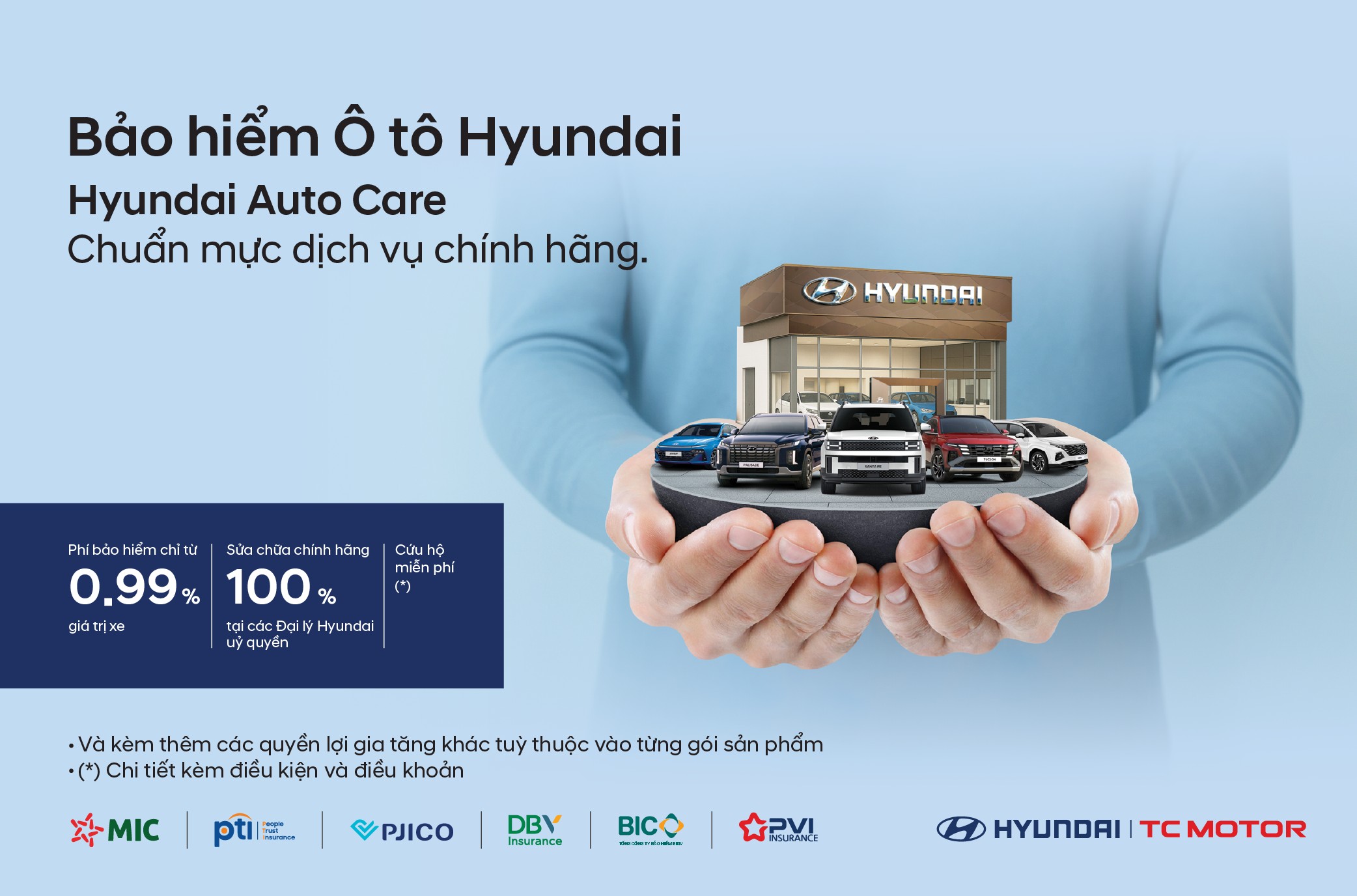 Bảo hiểm PVI đồng hành cùng Hyundai Thành Công Việt Nam triển khai chương trình bảo hiểm Hyundai Auto Care