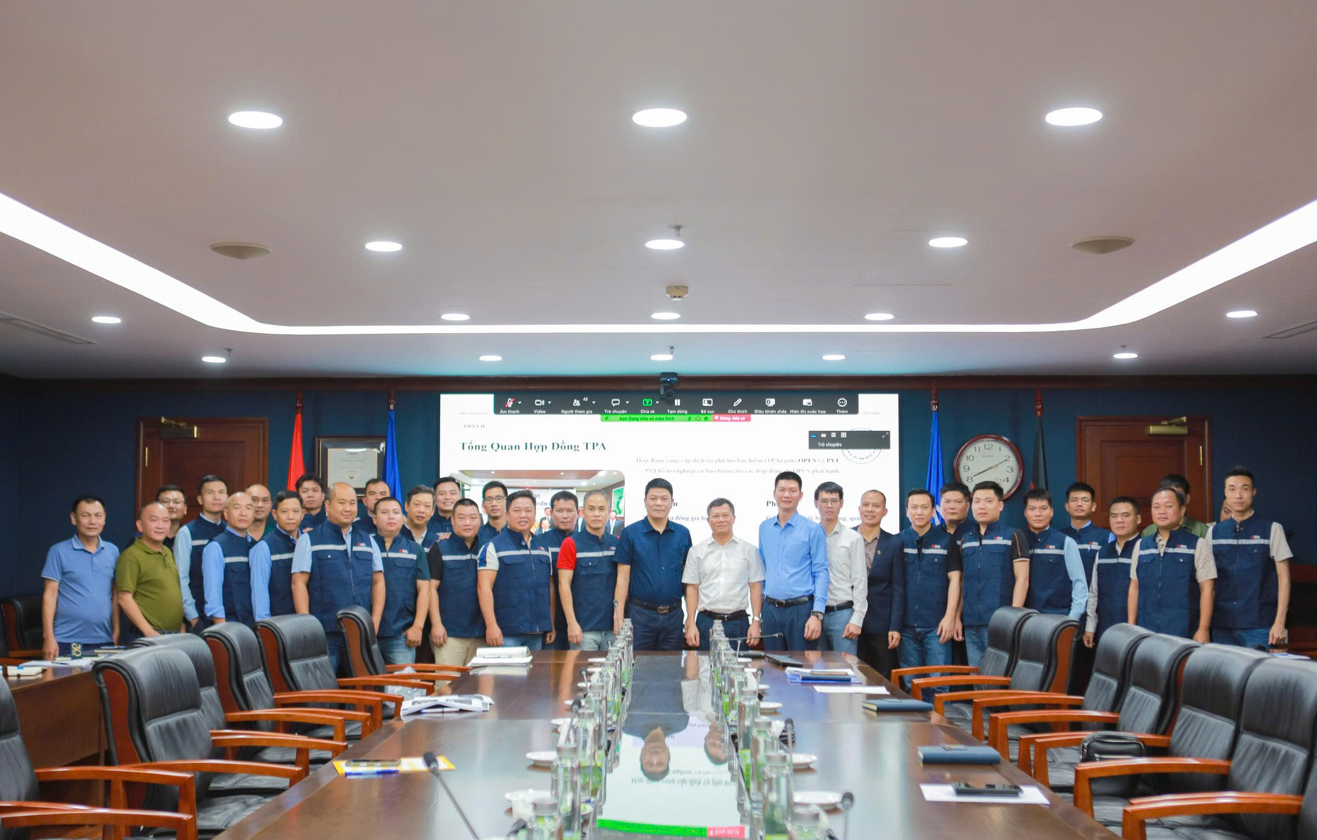 Bảo hiểm PVI tổ chức chương trình  đào tạo Khối Giám định viên XCG về quy trình phối hợp Bảo hiểm PVI – OPES