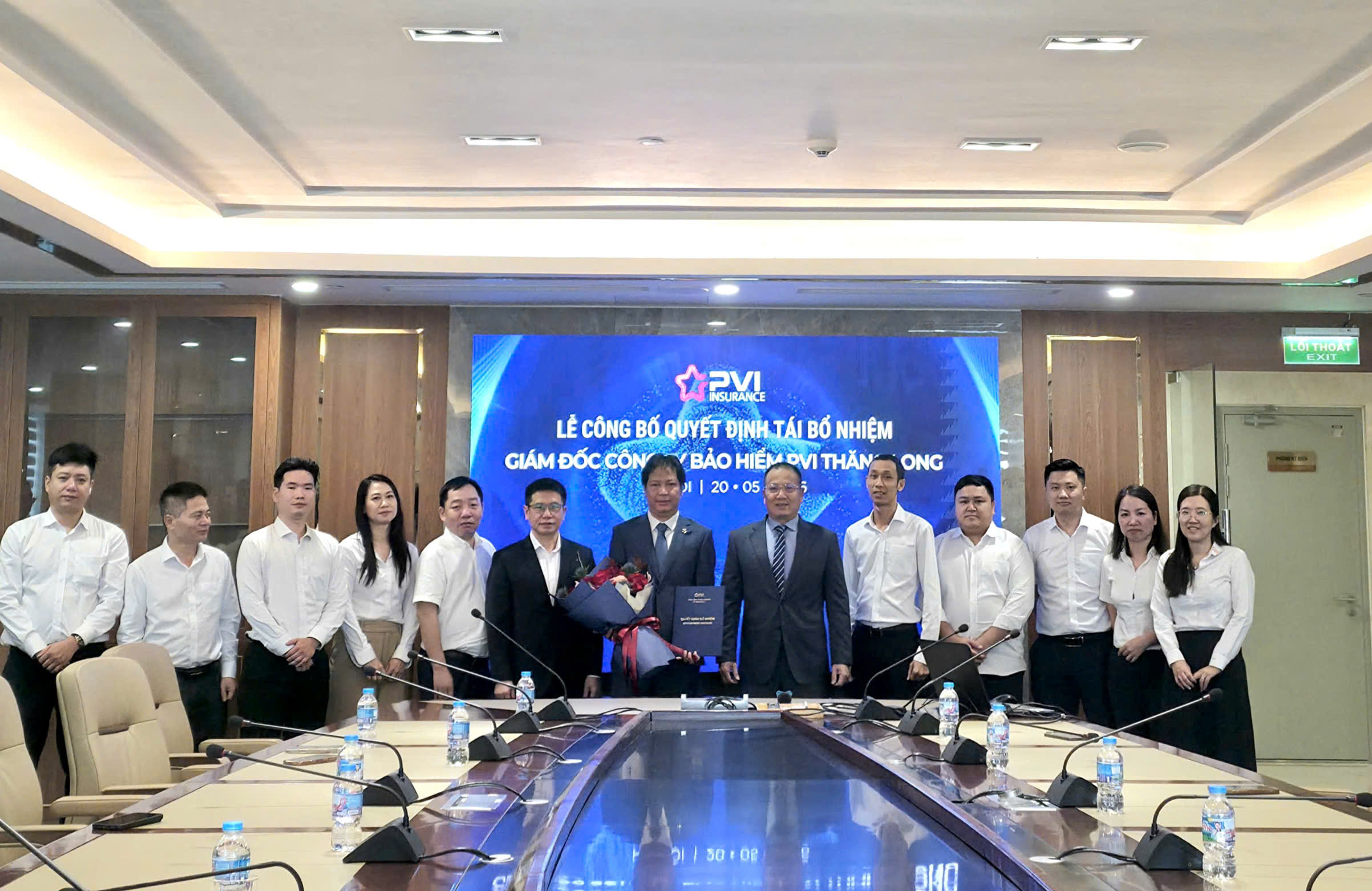Bảo hiểm PVI tái bổ nhiệm Giám đốc PVI Thăng Long
