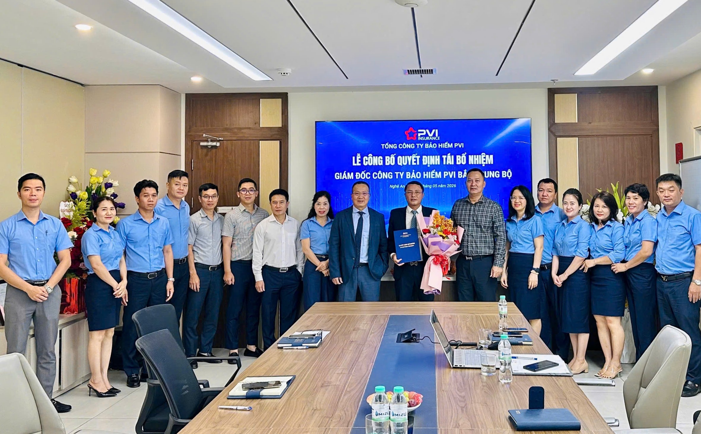 Bảo hiểm PVI tái bổ nhiệm Giám đốc PVI Bắc Trung Bộ