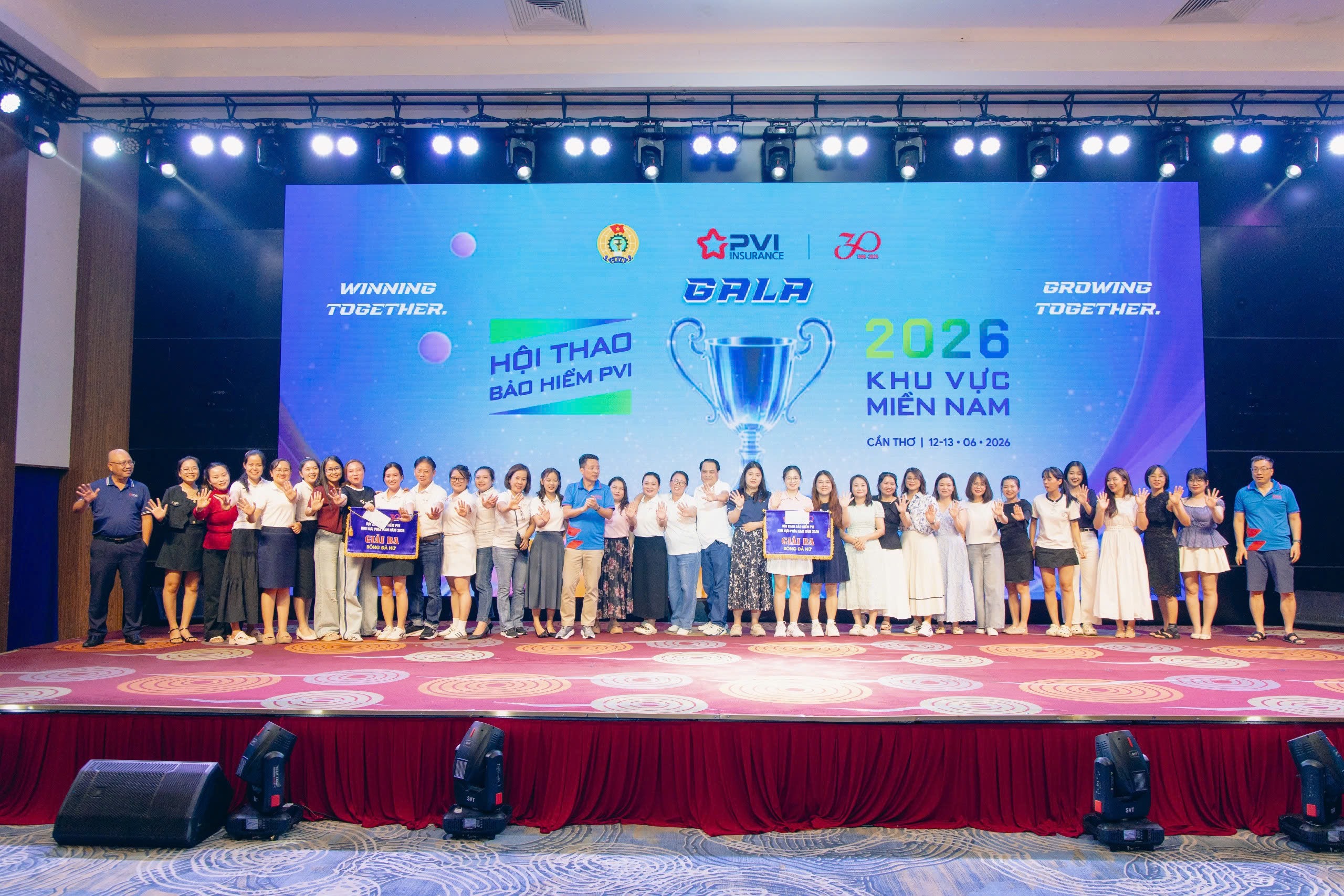 Hội thao Bảo hiểm PVI khu vực phía Nam năm 2026: Năng lượng, đoàn kết và niềm tự hào PVI cùng lan tỏa