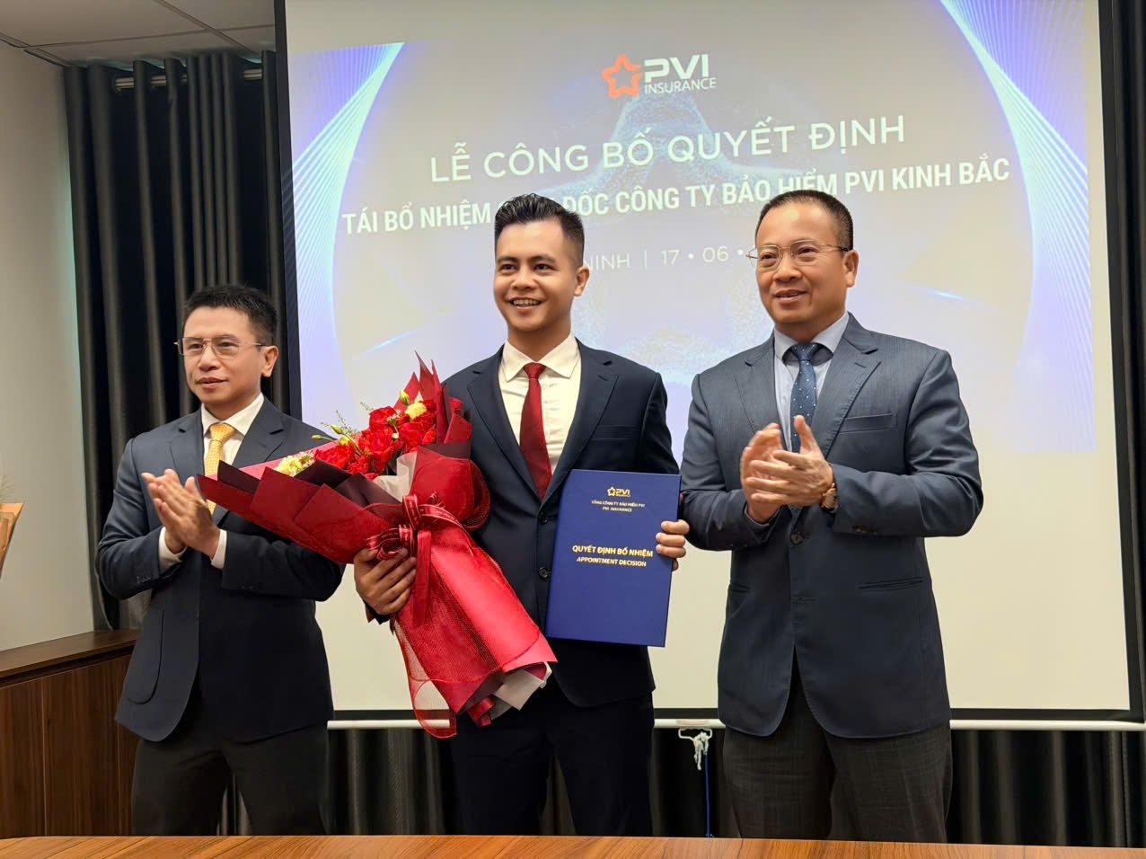 Bảo hiểm PVI tái bổ nhiệm lãnh đạo Công ty Bảo hiểm PVI Kinh Bắc