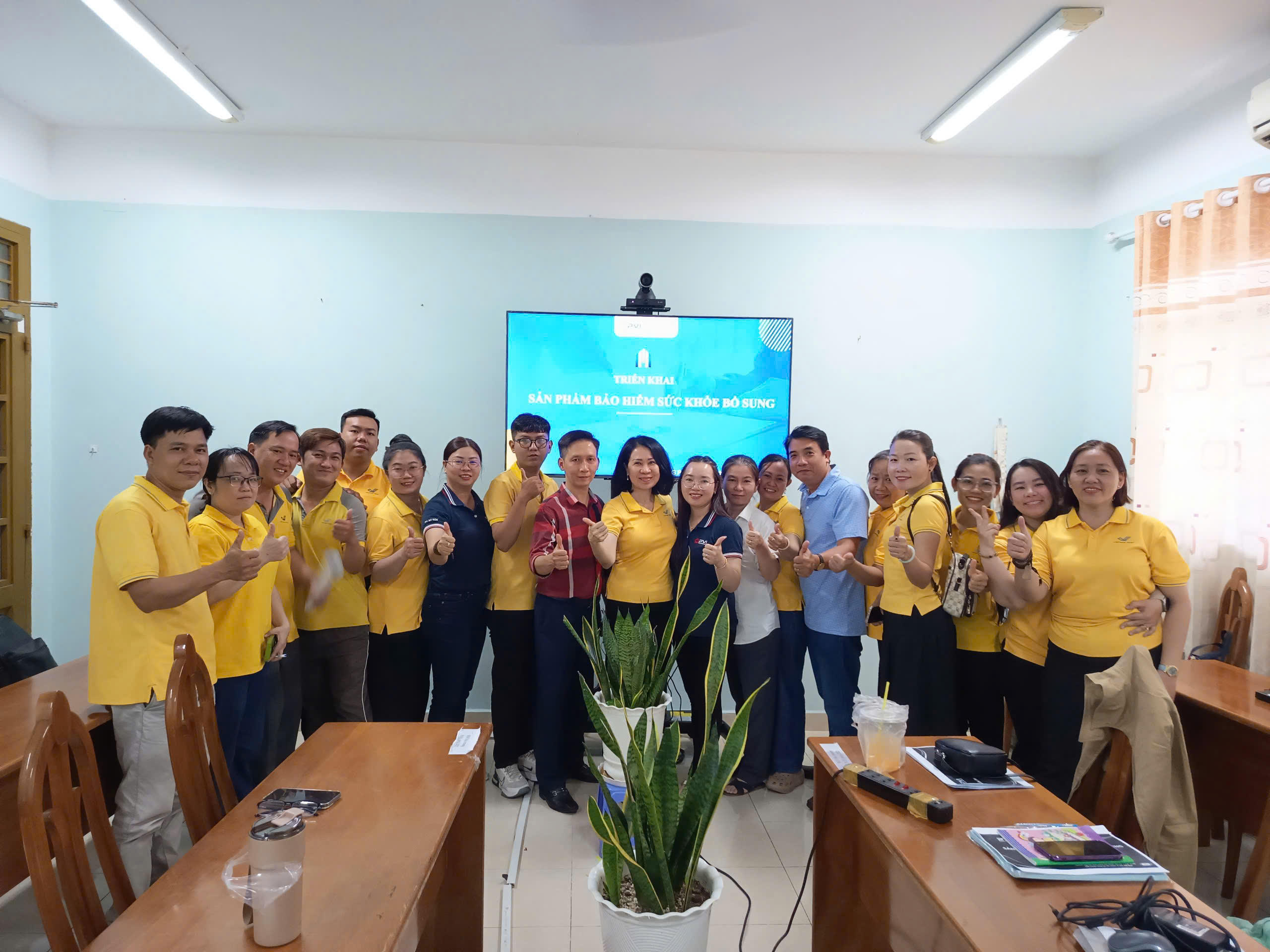 Bảo hiểm PVI Sài Gòn triển khai chương trình đào tạo sản phẩm bảo hiểm sức khỏe bổ sung (Top-up BHYT) cho VNPOST Bình Chánh