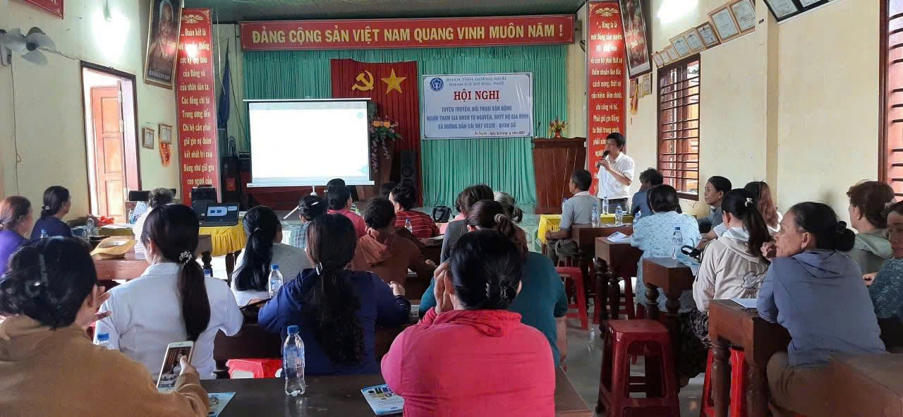 Bảo hiểm PVI Nam Trung Bộ tiếp tục đẩy mạnh phát triển người tham gia BHXH, BHYT tại phường Sa Huỳnh