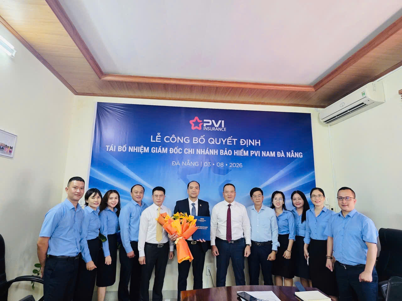 Bảo hiểm PVI tái bổ nhiệm lãnh đạo tại ba đơn vị thành viên khu vực miền Trung và miền Nam